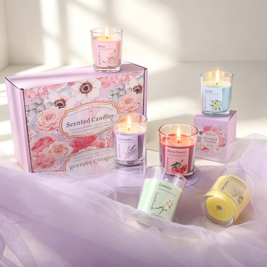 Aromatherapy Scented Candle Gi - Home Fragrance Gift review and price