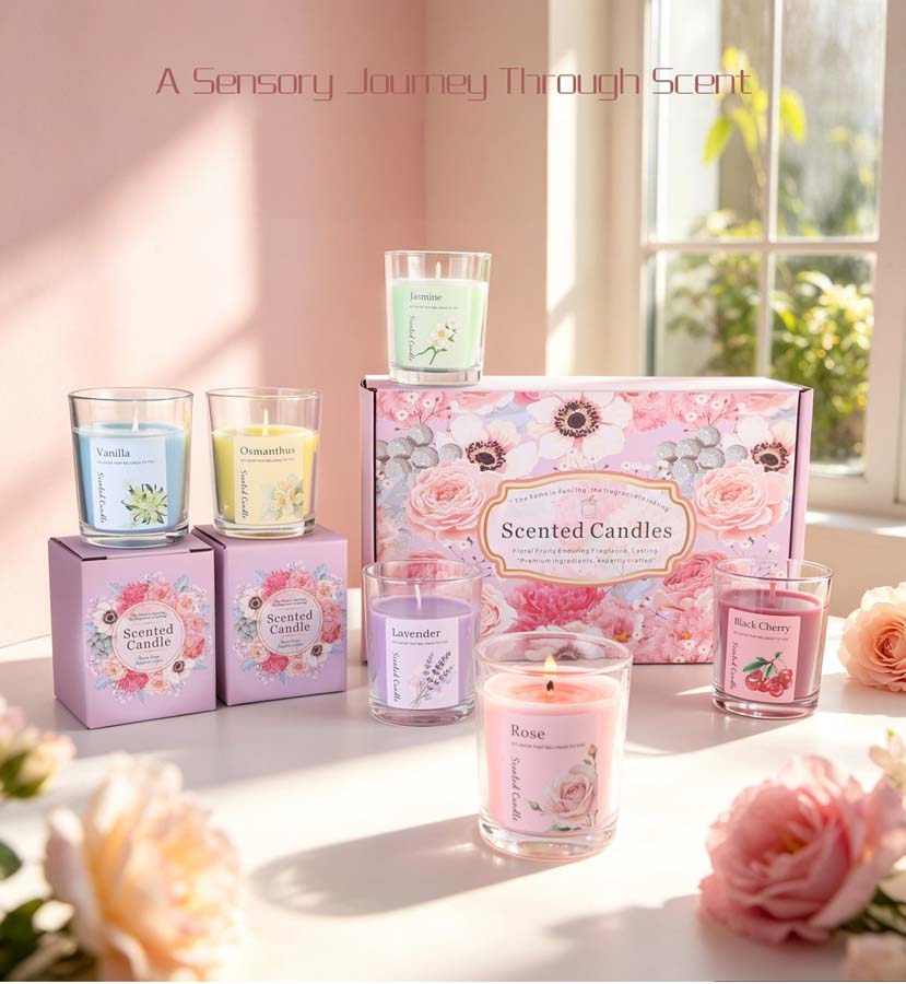 Aromatherapy Scented Candle Gi - Home Fragrance Gift review and price