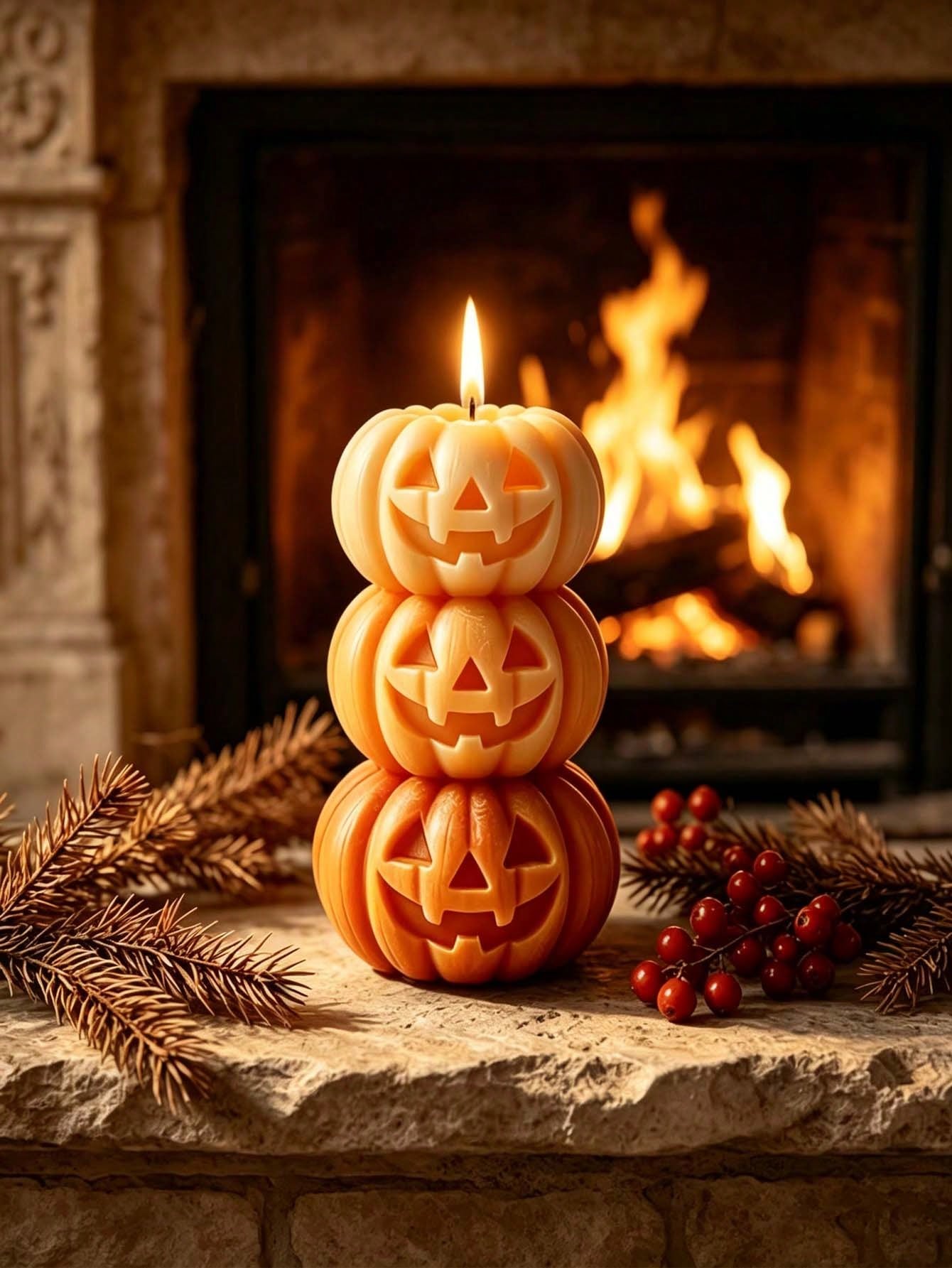 1pc Halloween 3-Layer Pumpkin  - Home Fragrance Gift review and price