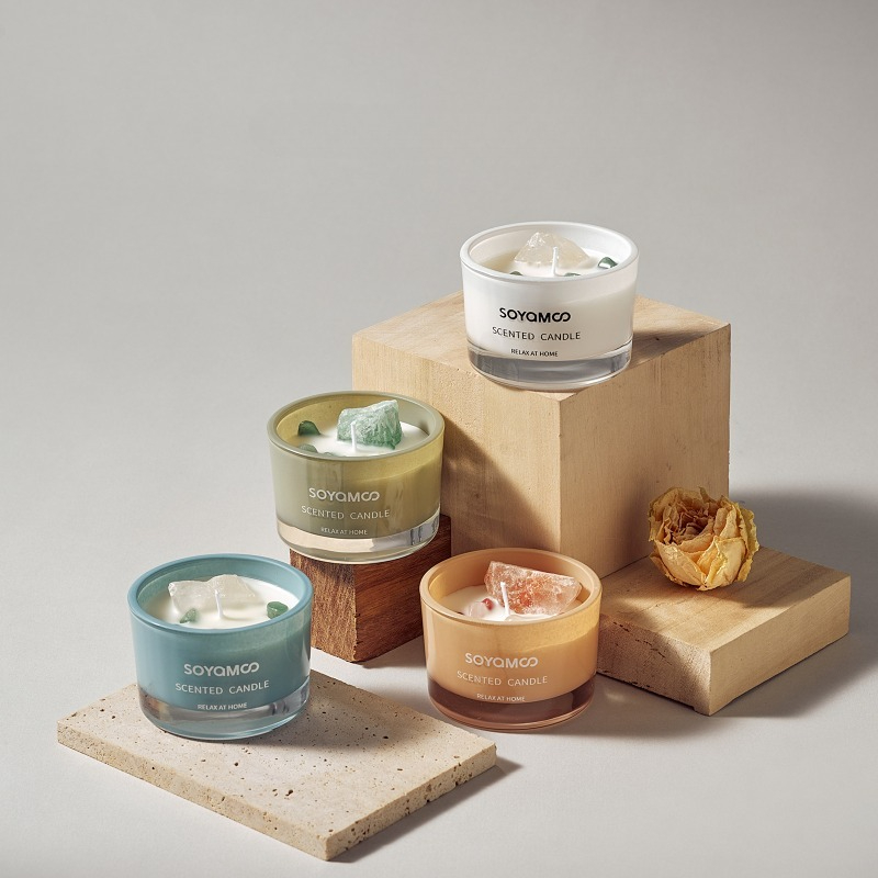 1PC Crystal Scented Candle Lon - Home Fragrance Non Toxic review and price